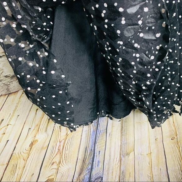 Felt Heart Bow and Studs Dress Goth Princess sz Small Kawaii - Picture 6 of 13